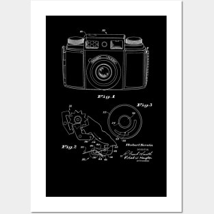 Camera Vintage Patent Drawing Posters and Art